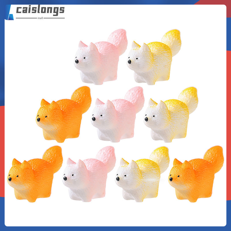 เครื่องประดับสัตว์เครื่องประดับเค้ก Wildlife Statutes Fairy Garden Accessories caislongs