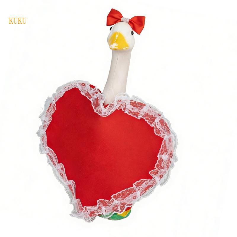 KU* Garden และ Patios Decors Accent พร้อมผ้าหัวใจ Gees สําหรับธีมวาเลนไทน์