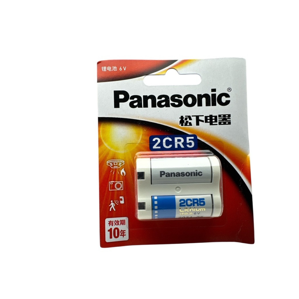 ส่งเร็วในวัน Panasonic Lithium Battery 2CR5 6V แบตเตอรี่สินค้าใหม่ราคาหนึ่งชิ้น