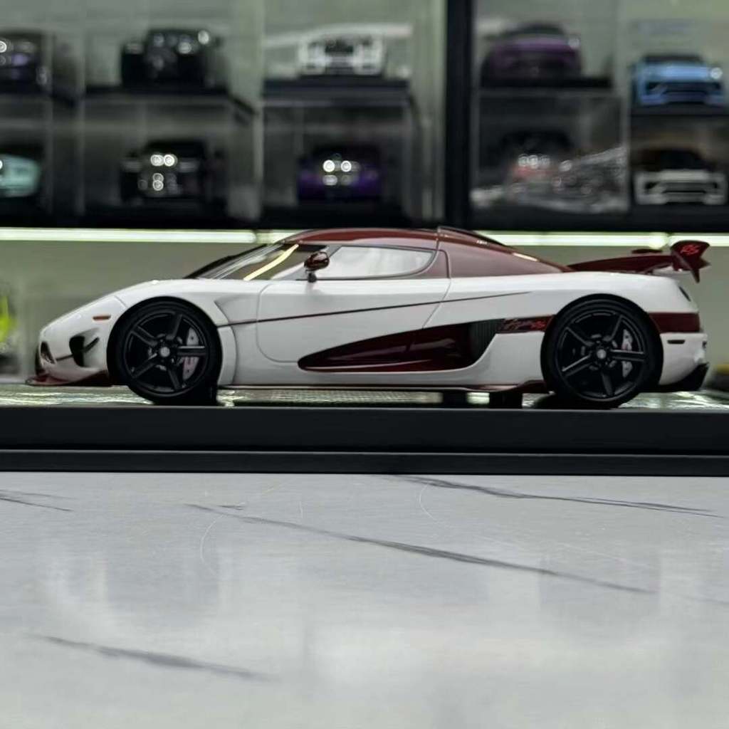 [สต๊อกพร้อม] VMB 1: 18 Koenigsegg Koenigsegg Agera RS Supercar Limited โมเดลรถเรซิ่น
