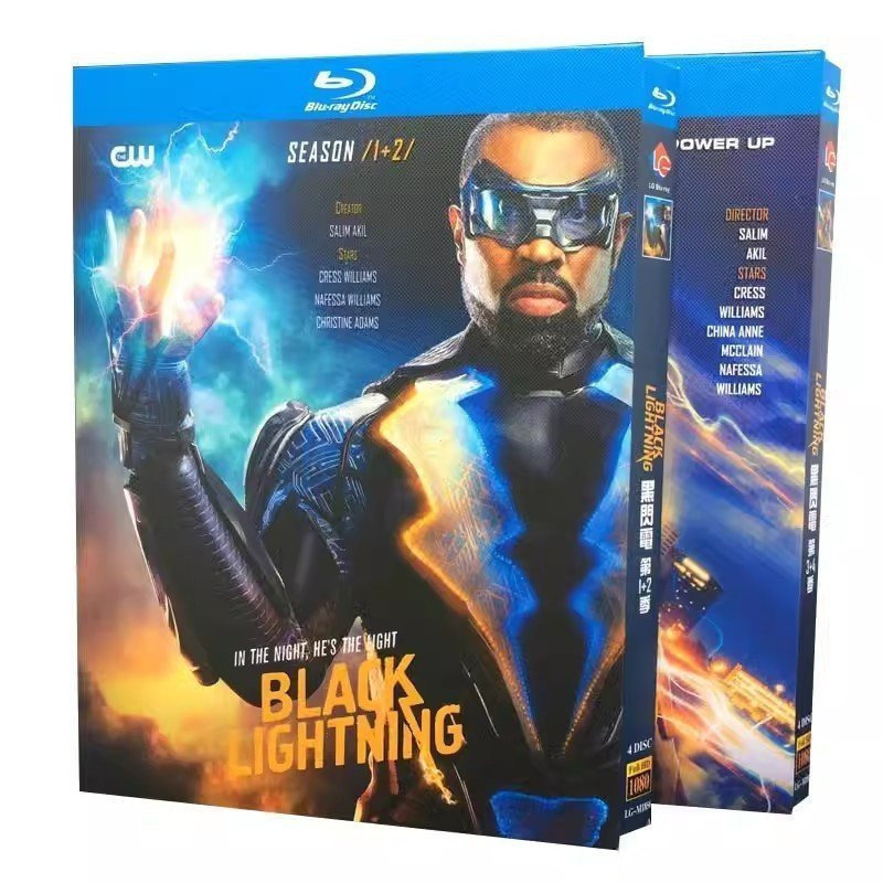 Blu-ray Drama Black Lightning 1-4 Seasons Full Version 1080P Hobby Collection VT4M JT8N AFWG JDRX