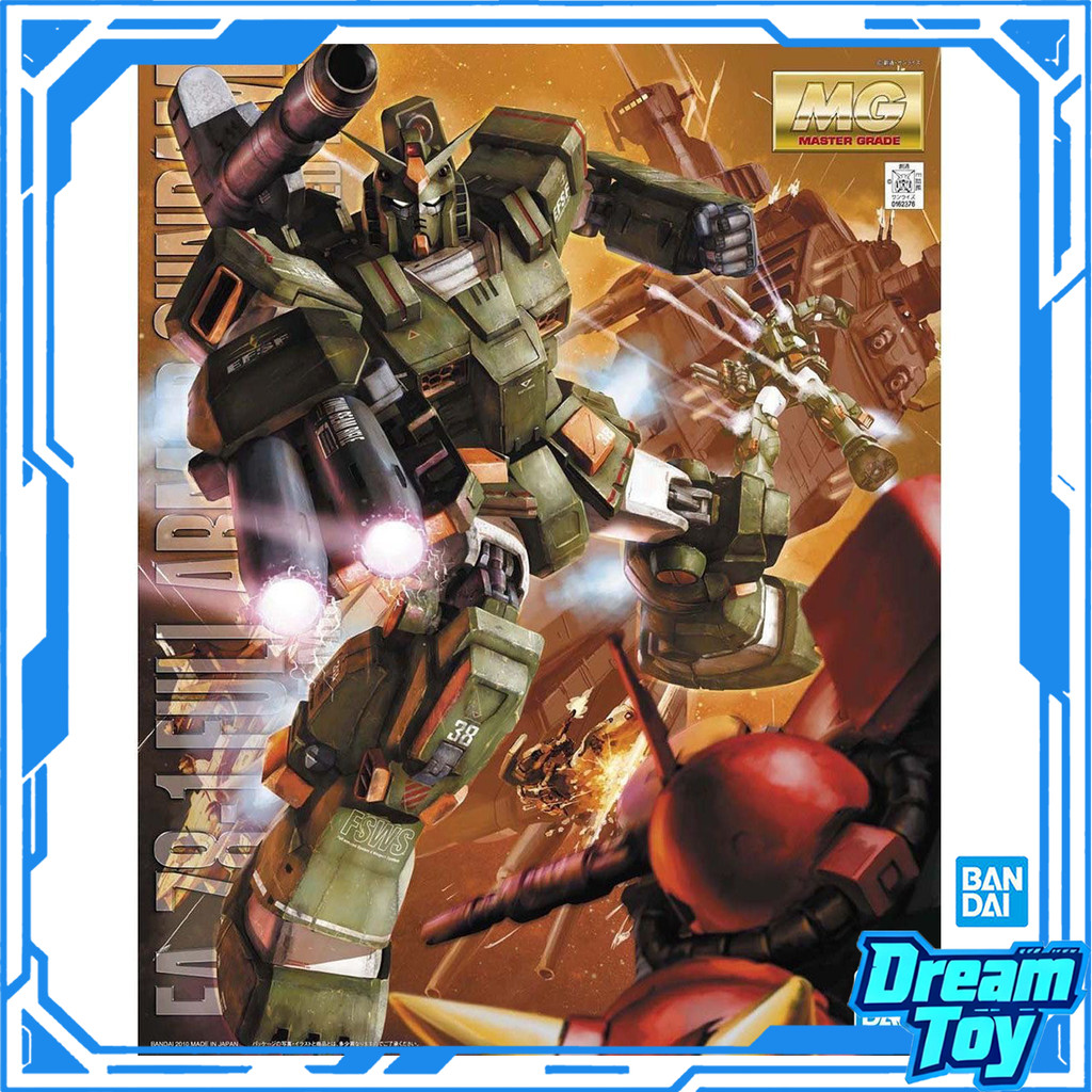 BANDAI MG RGM-79FP GM Striker Model Kit | Earth Federation Forces Frontline Assault Mobile Suit, Bea