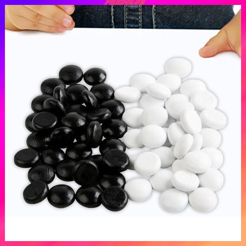[Predolo2] 70x Go Chess Game Stones Gobang Bead Go Game Stones for Two Player Strategy Game
