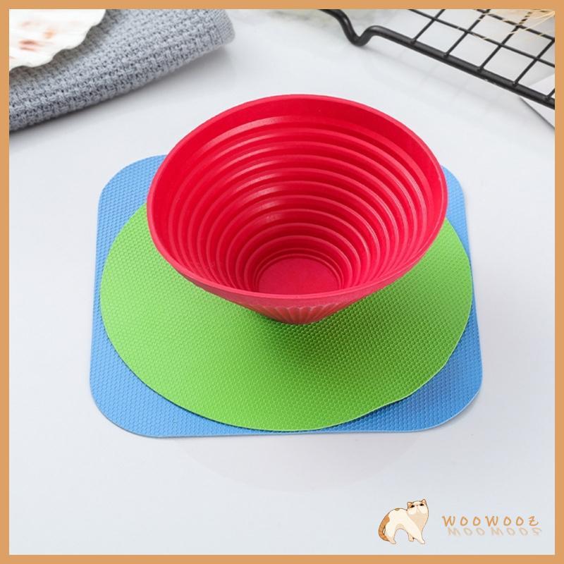 WOOW 3 ชิ้น Jar Gripper Pads Multifunctional ยาง Jar Gripper Pad ที่เปิดขวด Gripper