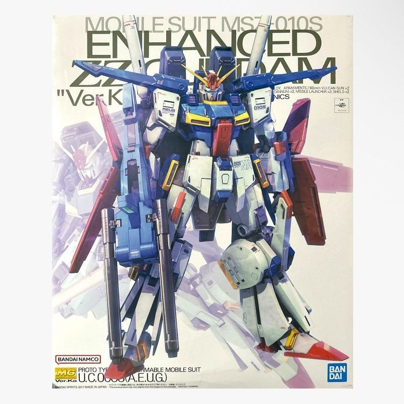 [Bandai] PB Limited MG 1/100 ZZ Gundam Enhanced Ver.Ka Card Version Assembled Gundam Model