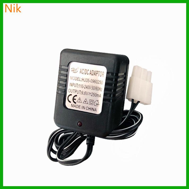บ.ลค.ต.ศ. 9 6v Charger สําหรับ NiCd NiMH 100v-240v Output 9 6v 250ma พร้อม Tamiya Plug Kep-3p Plug 9