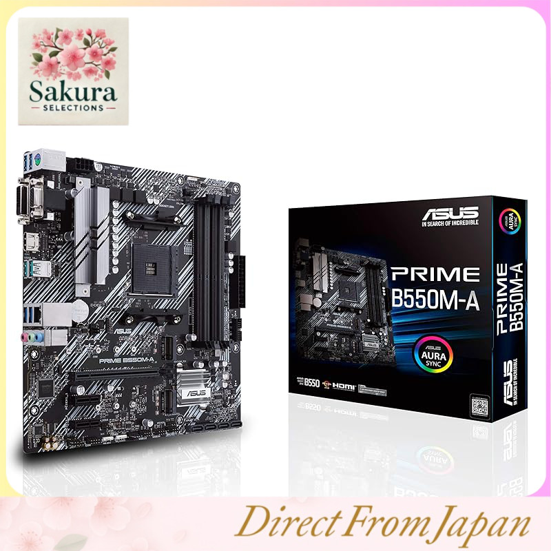 ASUS PRIME B550M-A MicroATX AM4 Motherboard with AMD B550 Chipset