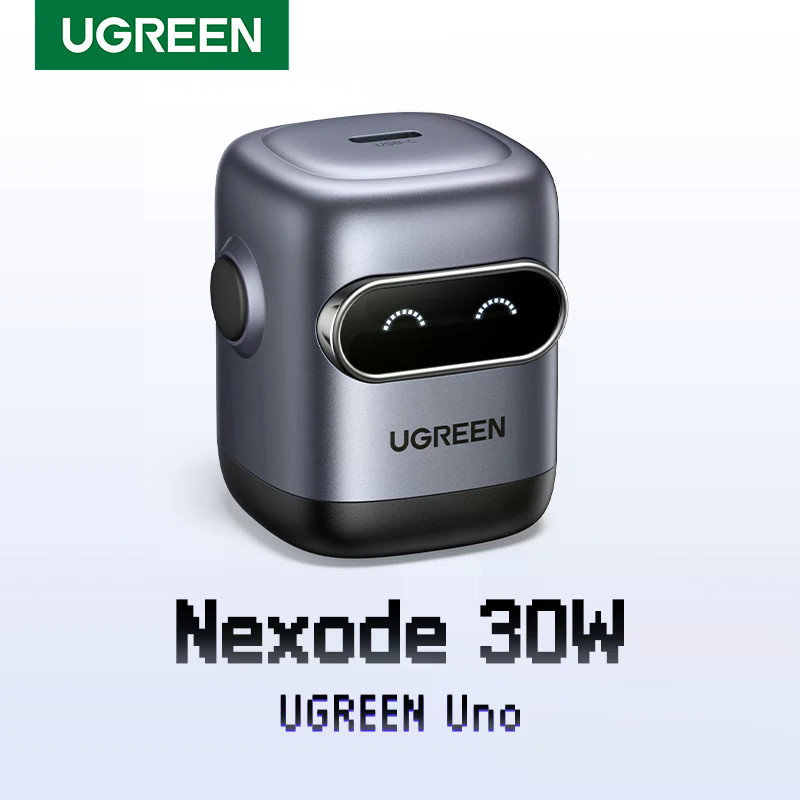 UGREEN 30W GaN Charger 2nd Gen หุ่นยนต์ QC4.0 3.0 PPS PD3.0 Fast Charger สําหรับ IPhone IPad โทรศัพท์ Android