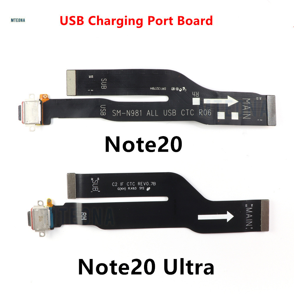 USB ชาร์จพอร์ต Charger Dock Connector Flex สําหรับ Samsung Galaxy หมายเหตุ 20 Note20 Ultra N980F N98
