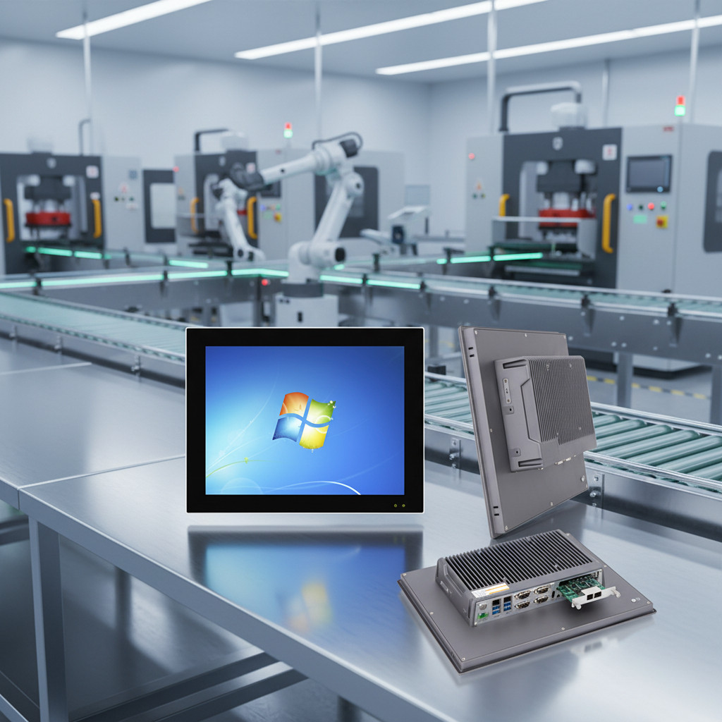7-27 นิ้ว Fanless แผงอุตสาหกรรม Touch Pc ฝัง Android/linux/win 10 11 All in One สําหรับอุตสาหกรรมอัต