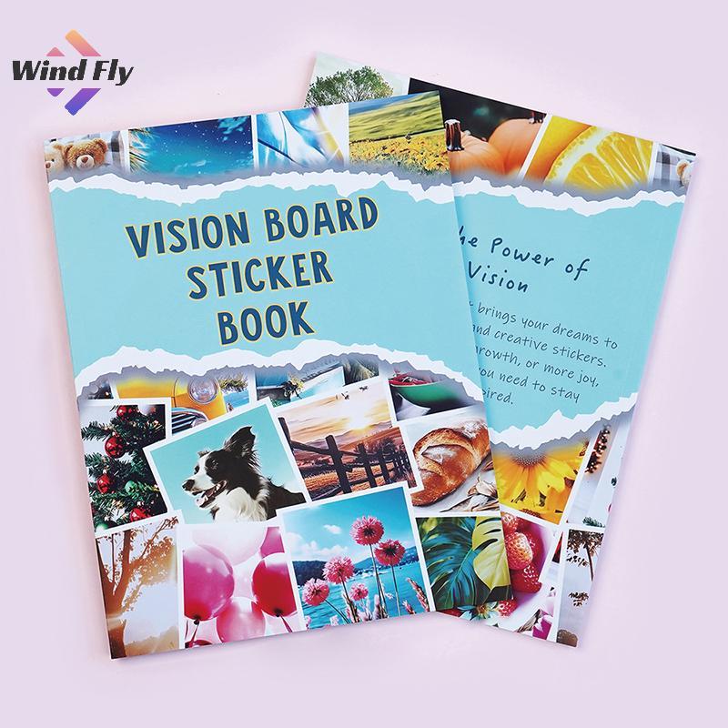 ฉ่ลมน秋冬新款ดึก Vision Board Stier Book - Vision Board Kit & Supplies พร้อมสร้างแรงบันดาลใจที่ & Quotes