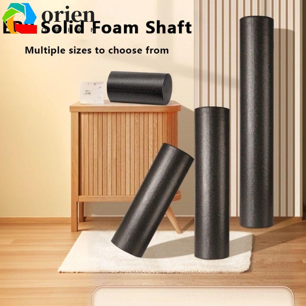 ORIEN คอลัมน์โยคะ เพลาโฟมแข็งสีดำ EPP สำหรับการฝึกโยคะและพกพาสะดวก
