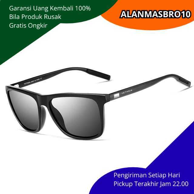 MATA แว่นตากันแดดผู้ชายโพลาไรซ์ UV Retro Anti-Glare เลนส์ UV400 สไตล์โมเดิร์นกลางแจ้ง Eye Protection