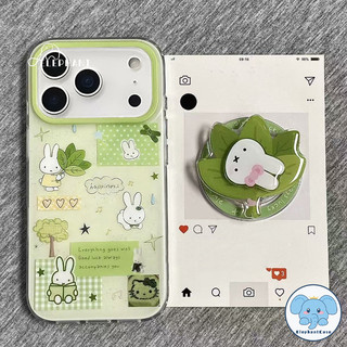 เคสไอโฟน17เคสIMDลายมิฟฟี่สีเขียว ม้า2026 น่ารัก สำหรับ IPhone 11 17 13 Air 16 12 15 14 Pro Max 15 14 16 Plusเคสรักน่ารัก