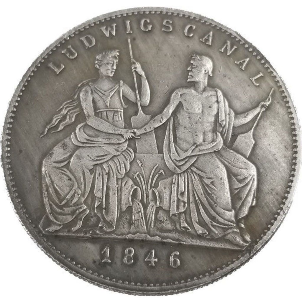 38มม.1846 Lugano Hunter 5 Frannoเหรียญใหญ่Eagle Yanglong Yang Yuan Big Head Collectionที่ระลึก38มม.1
