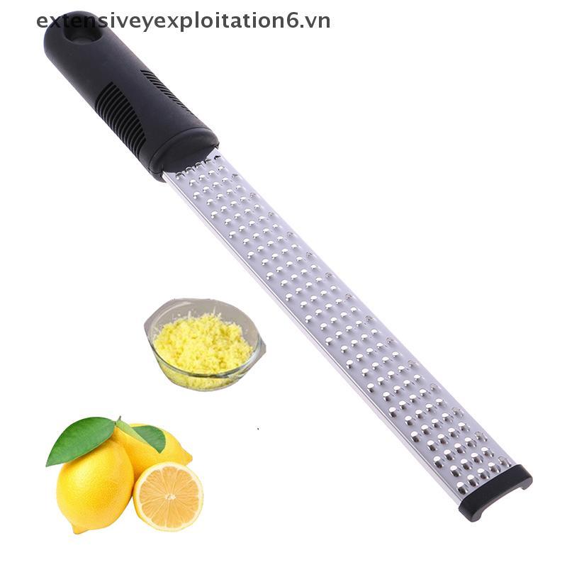 Exten Kitchen Lemon Fruit Peeler ชีส Zester Microplane เครื่องขูดผักผลไม้