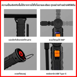 ⚡พร้อมส่งจากไทย⚡ ไฟฉายพกพา Elosung ลดแรง ส่งฟรี พร้อมของแถม