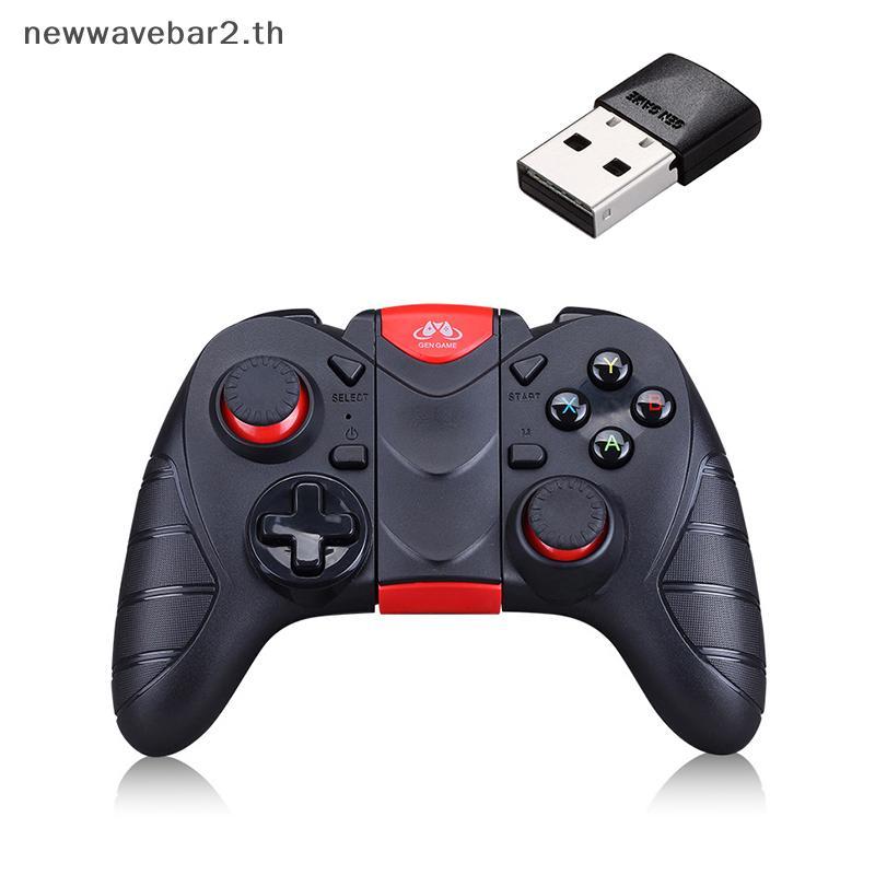 # waveba # GEN GAME Controller Gamepad Remote Wireless Receiver สําหรับ S3 / S5 /S6 .