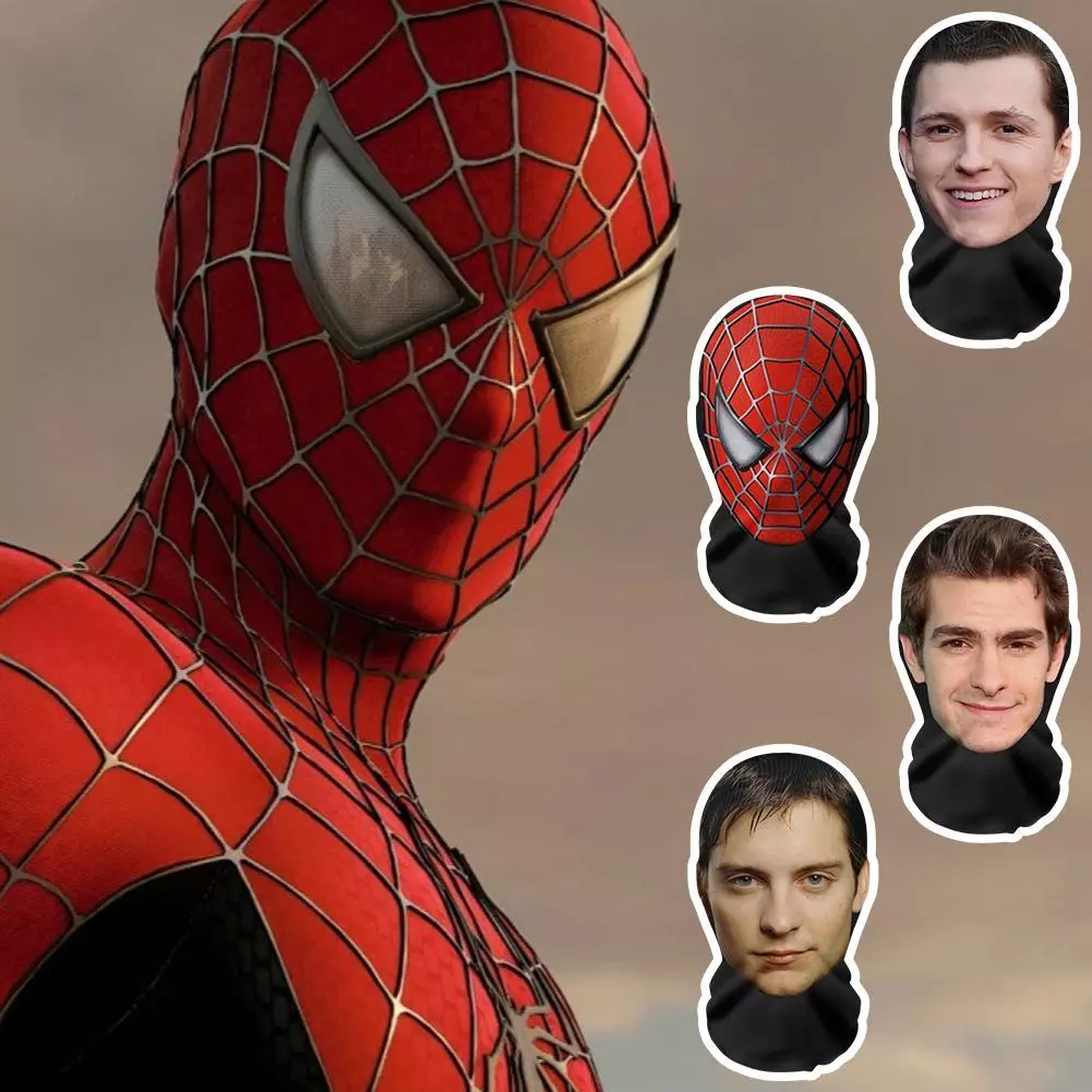 หน้ากากคนดัง 3D พิมพ์ Spiderman III หน้ากาก Superhero Balaclava หมวกหมวกคอสเพลย์ S2C5