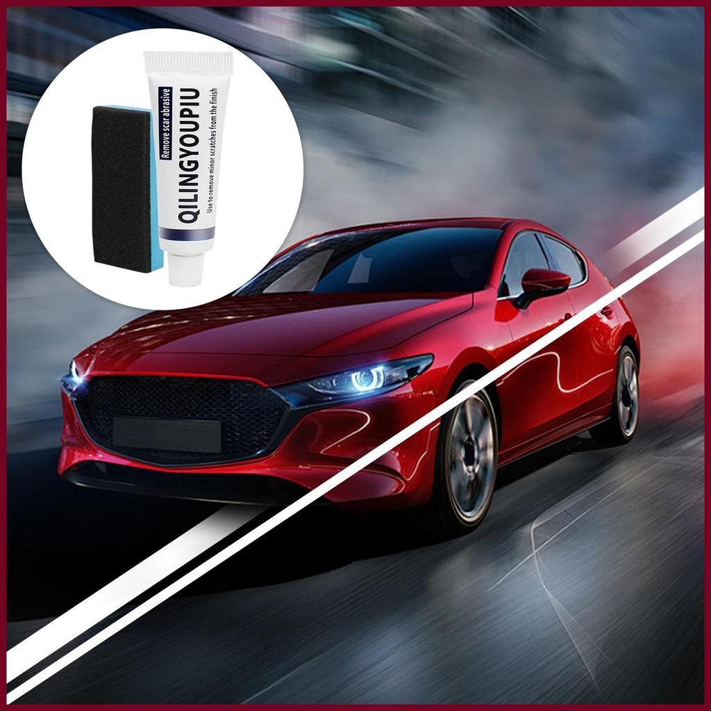 Scratch Remover สําหรับยานพาหนะรถสี Restorer พร้อมฟองน้ําปลอดภัยรถ Scratch Repair รถ Scratch Remover