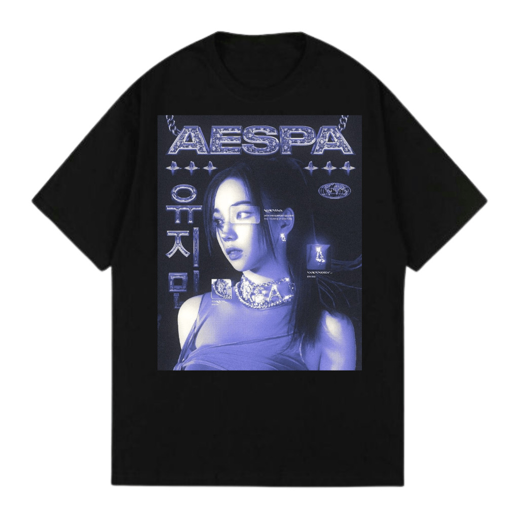 เสื้อยืด Aespa Karina | เสื้อยืด Vintage Distro Unisex