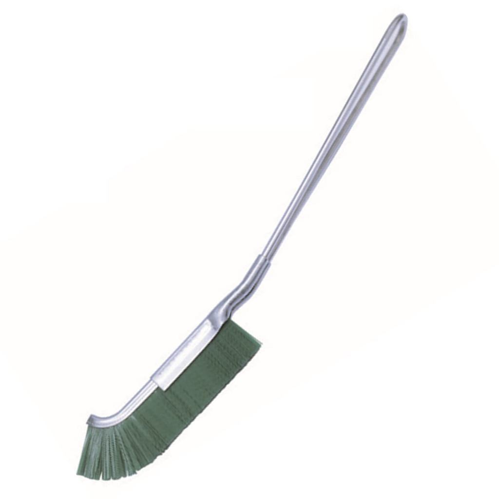 TAISEI J-Type Cleaning Brush - Stainless Steel Handle, Nylon 66 Bristle (Gray)  
TAISEI J-Type Clean
