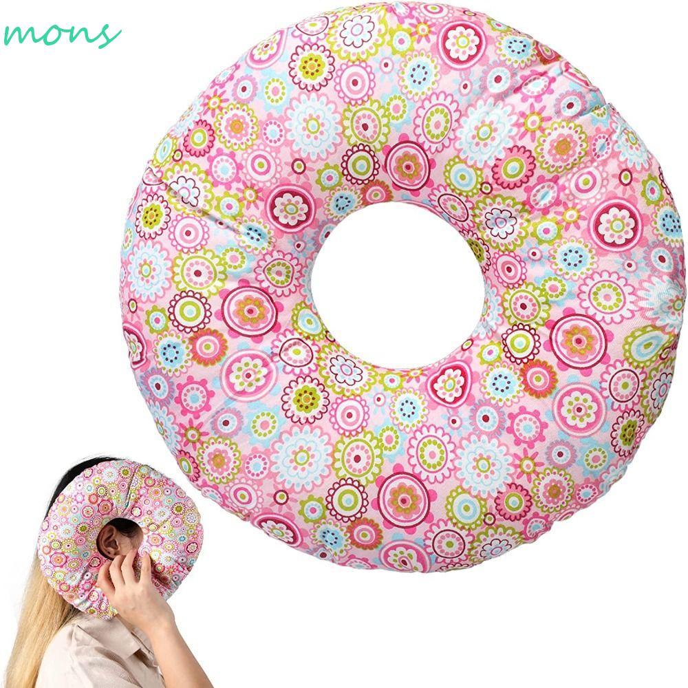 MONS สําหรับ Sleepers ด้านข้างทําความสะอาดง่ายหมอนต่างหูแบบพกพาสําหรับบรรเทาอาการปวดหู