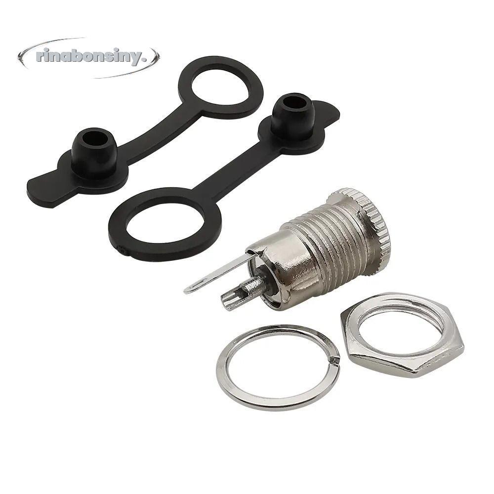 RINABONSINY DC Jack Adapter, DC-099 โลหะ DC Power หญิงซ็อกเก็ตแจ็ค, DC Power Jack Socket คุณภาพสูง 5