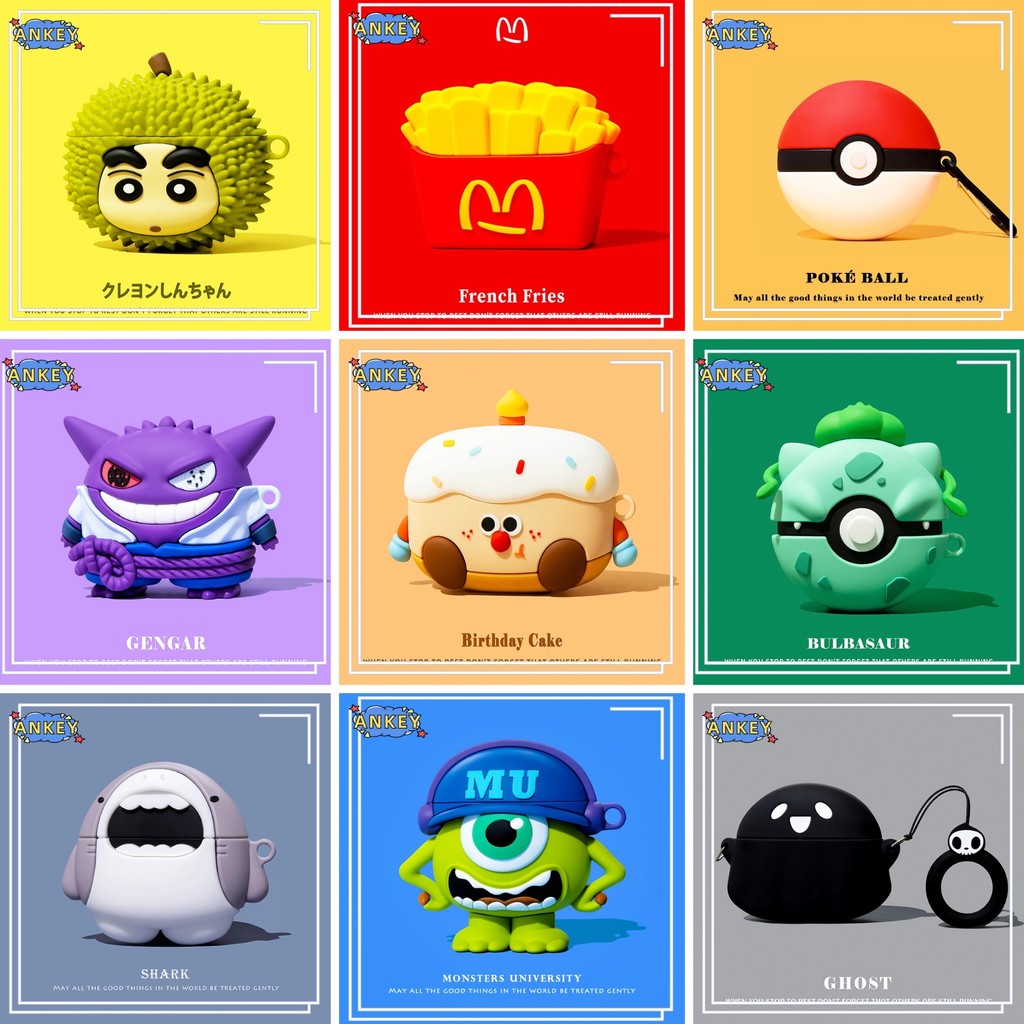 for Huawei FreeClip 2 Case Earbuds Protective 3D Silicone Cute Cartoon Covers Wireless Earbuds Shell