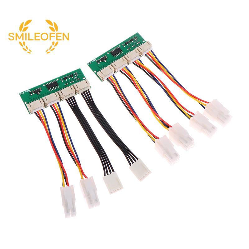 [Smileofen] 12V 4-in-1 Square 4Pin พัดลมจําลองจําลองจําลองจําลองพิเศษสําหรับ Antminer S21 S19kpro T2