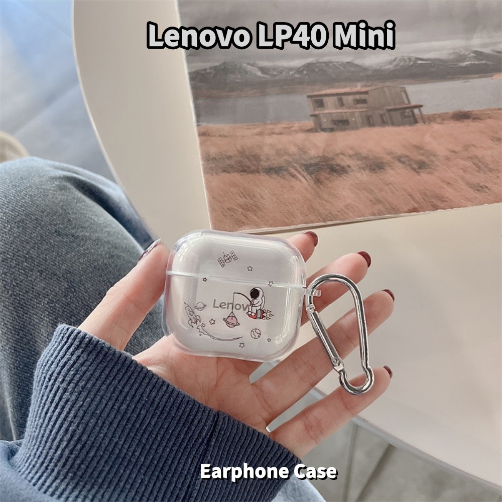 ส่วนลดสําหรับ Lenovo LP40 Mini Case การ์ตูนสร้างสรรค์ซิลิโคนอ่อนนุ่มหูฟังกรณีปลอกฝาครอบ