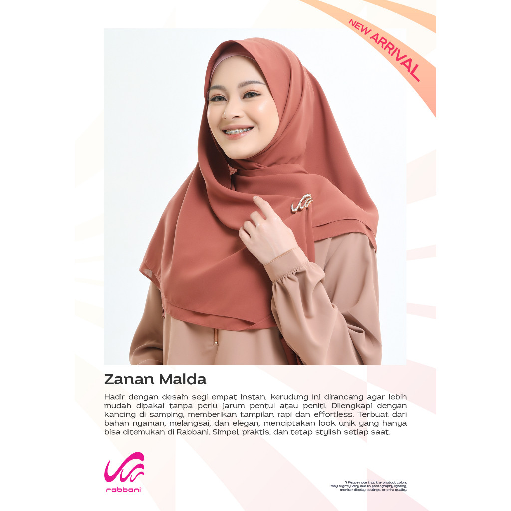 ล่าสุด Rabbani Zan Malda Instant Hijab