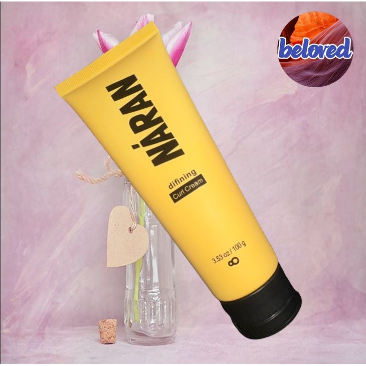 NARAN Difining Curl Cream 100 g ผลิตภัณฑ์จัดแต่งทรงผมจับลอนผมดัดหรือผมหยิกธรรมชาติ