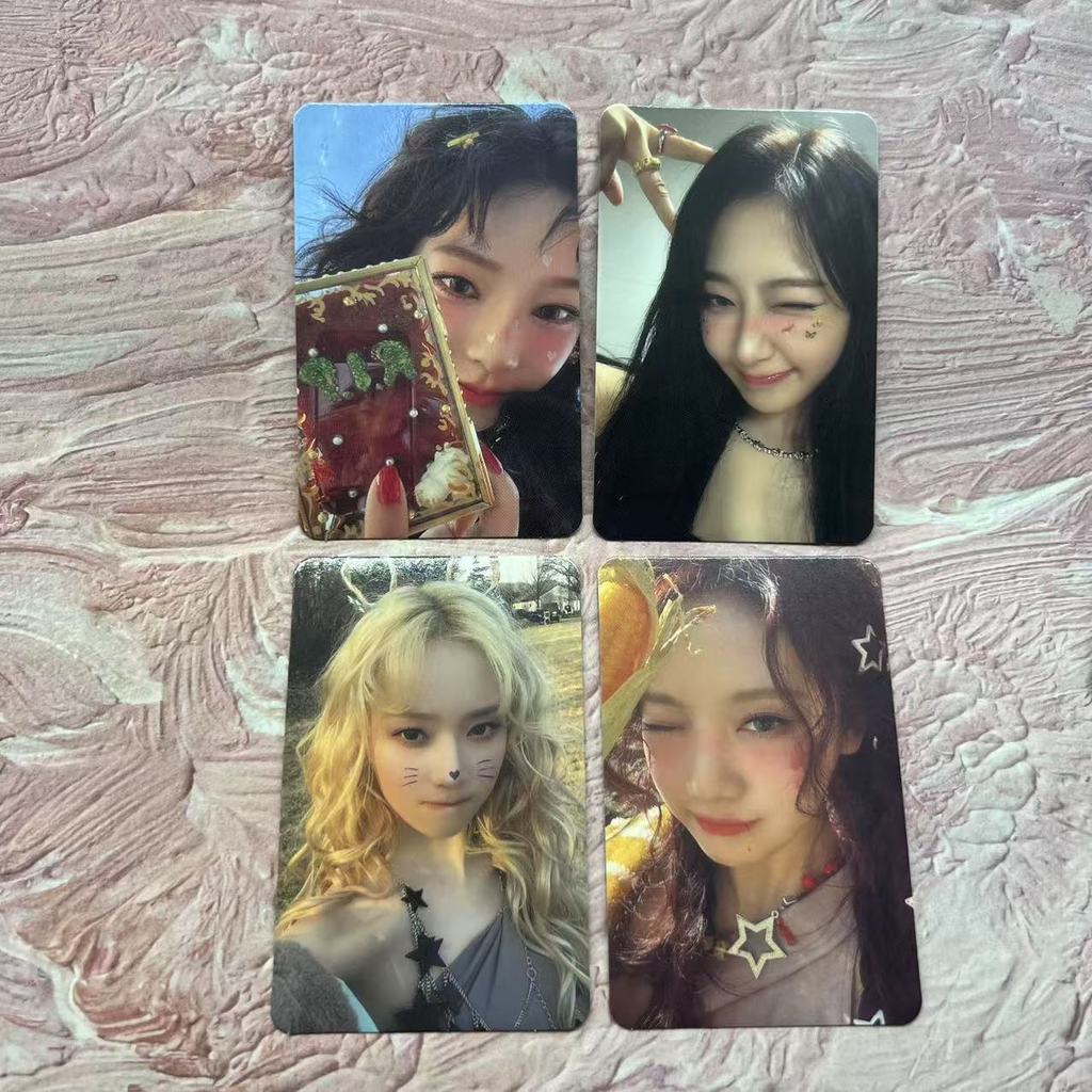 อัลบั้มฤดูหนาวสีทอง การ์ดแท้ Aespa Small Card