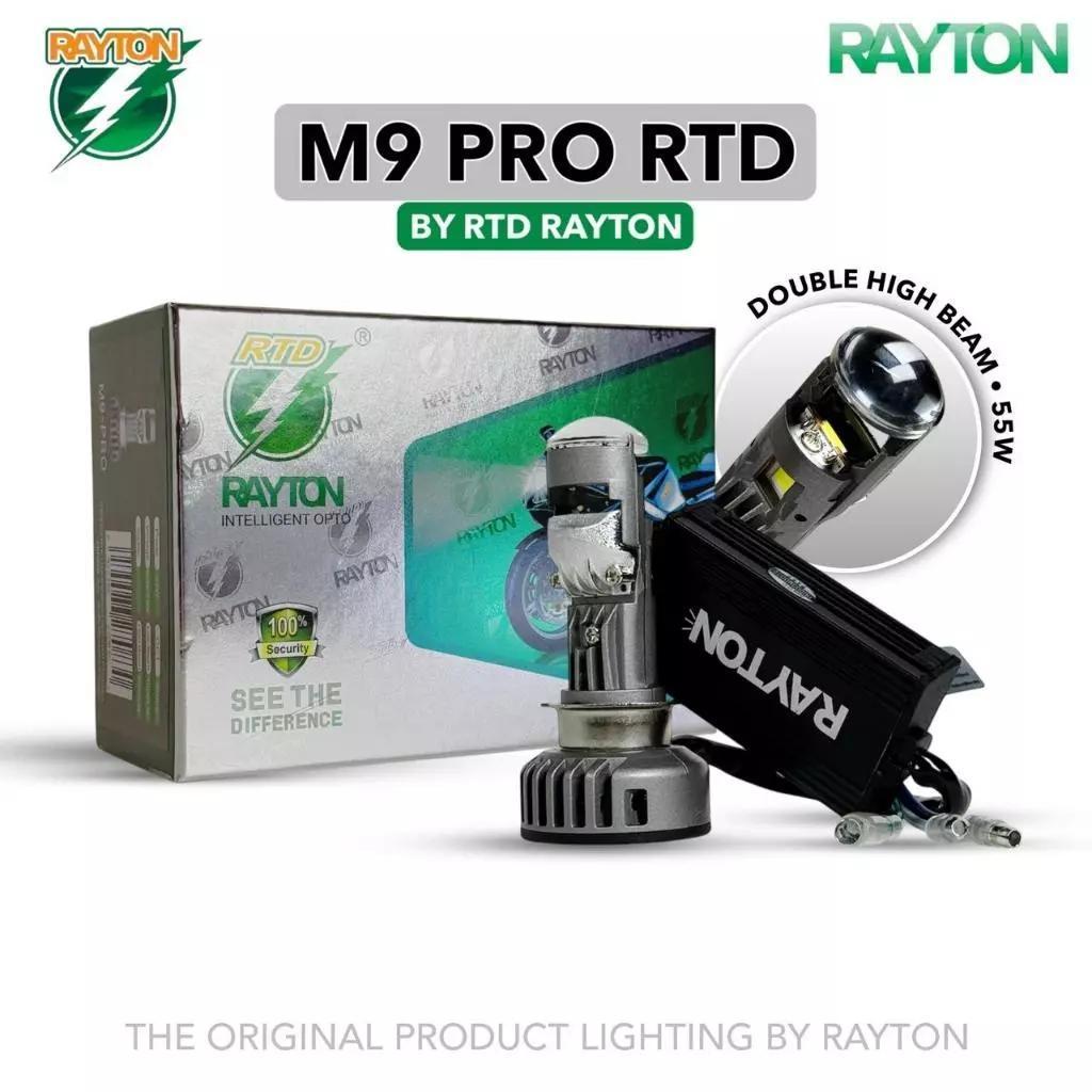 H6 M9 PRO RTD 55 WATT DOUBLE HIGH BEAM UNIVERSAL BILED RAYTON M9 PRO 55 WATT HEADLIGHT