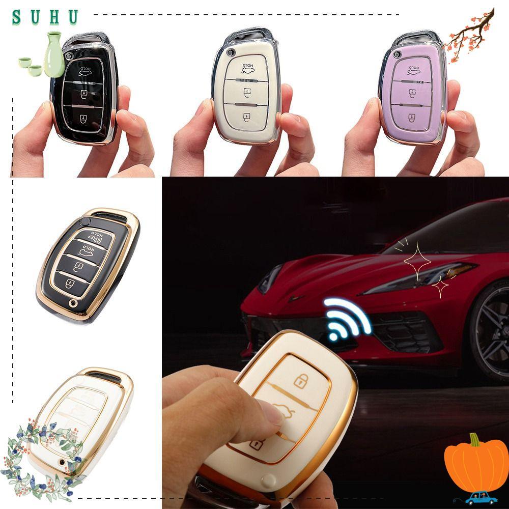 SUHU กุญแจรถ, ผู้ถือ Key Protector Remote Key , TPU 3 4 ปุ่มป้องกันเต็มรูปแบบ Key Fob สําหรับ /Tucso