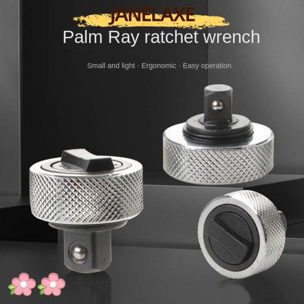 JANELAXE932JN ประแจซ็อกเก็ตวงล้อ, 1/4 3/8 1/2 นิ้วซ็อกเก็ตเหล็กประแจจับ,หมุนอลูมิเนียมแบบพกพาเครื่อง