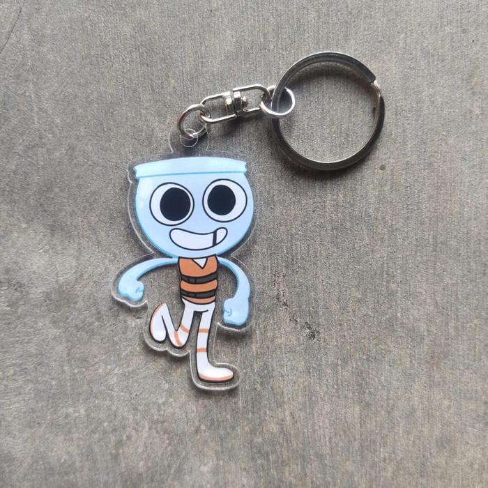 Gantungan Kunci Finn Dandy World คุณภาพสูงพรีเมี่ยม Akrik Ganci Finn Dandy World