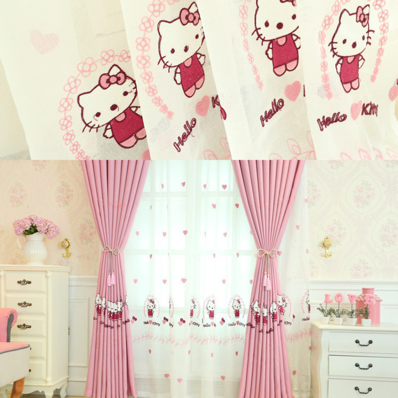 ผ้าม่านตีนตุ๊กแกสองชั้น ป้องกันรังสียูวี (มีสีขาวและชมพู) รูปที่ 8