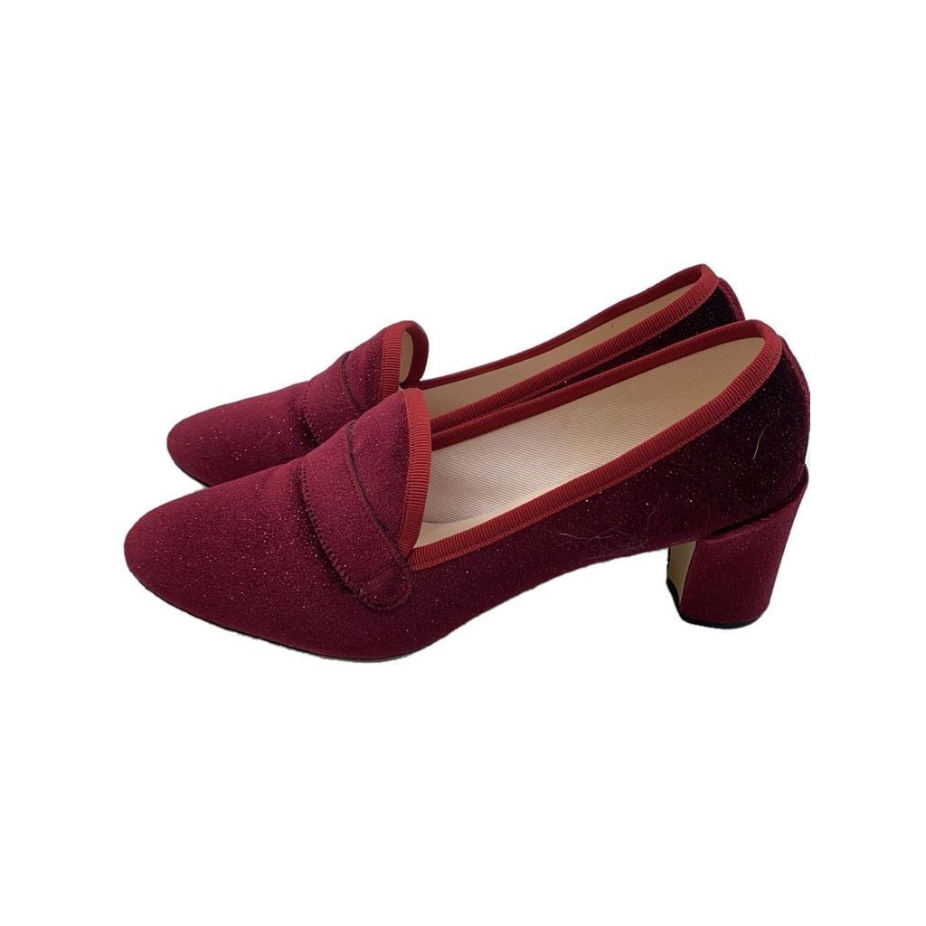Repetto Pumps -- RED Velour Direct from Japan Secondhand