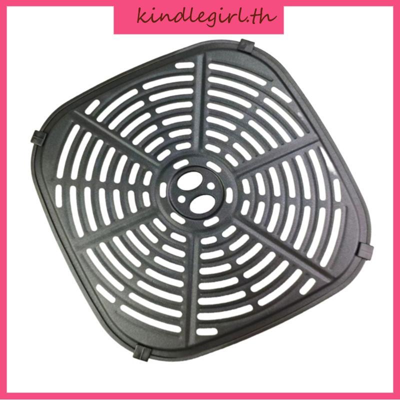 KING โลหะ Air Fryers เสื่อทําอาหารเตาอบปลอดภัยเสื่อย่างเหล็กคาร์บอน Air Fryers Pad 6QT Air Fryers แผ