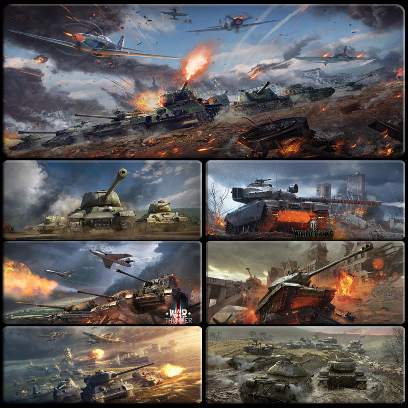 แผ่นรองเมาส์ถัง Internet Cafe Conqueror ตาราง Pad อะนิเมะเกม Seaming หนาแป้นพิมพ์ Pad (732 & 733)