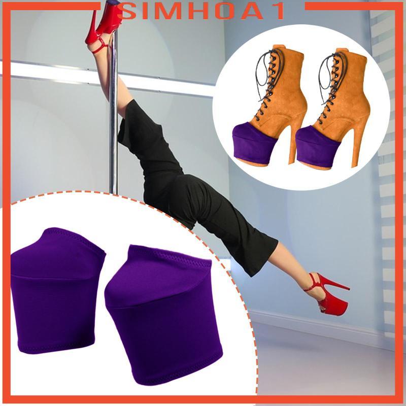 [Simhoa1] 2x Stripper Pole Dance รองเท้าป้องกันผ้ายืดหยุ่น Anti Slip Grip Sleeves