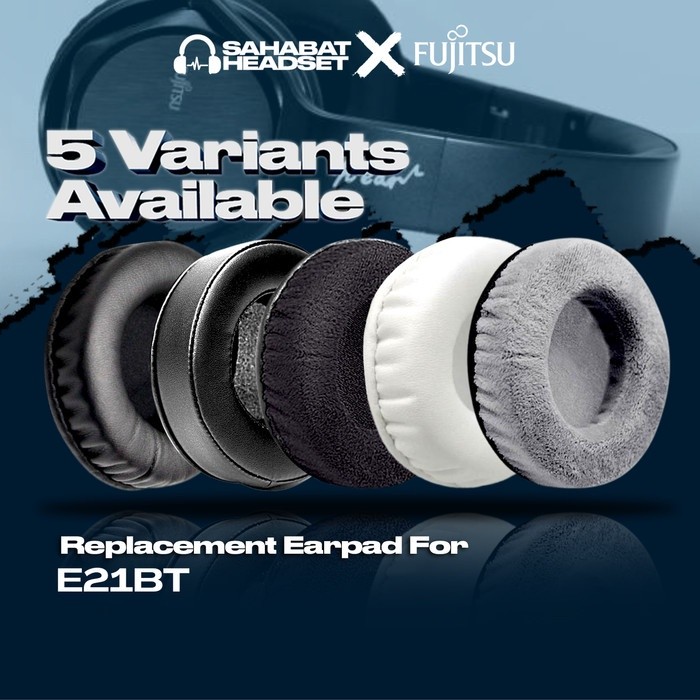 เบาะรองหู เบาะรองหู Fujitsu E21BT E21 BT E-21BT แผ่นโฟมรองหู