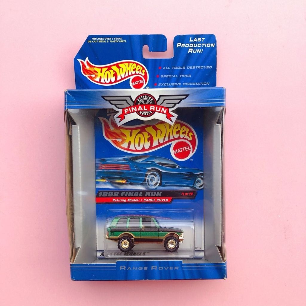 Hot Wheels Final Battle Land Rover Range Rover รถออฟโรด ขอบยาง Goodyear สีทอง พร้อมสต็อก ปี 1999