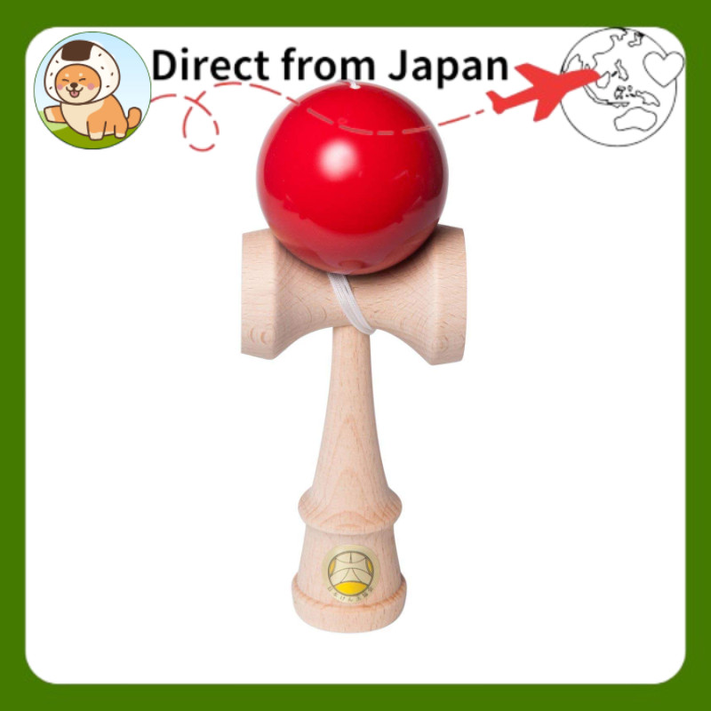 Yamagata Koubou Ozora Kendama (New Competition Kendama) Solid Red, Made in Japan[Direct from Japan]