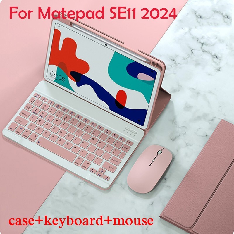 Huawei Matepad 11.5 2025 / Matepad 11.5S / HONOR Pad X8B / X8A / Pad X9 Leather Flip Case Keyboard W