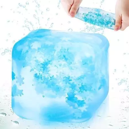พร้อมส่ง ของเล่นคลายเครียด บล็อกน้ําแข็งจําลอง ของเล่นบีบอัด สกุชชี่ก้อนน้ำแข็ง สะท้อนกลับช้า สกุชชี่ คลายเครียด thumbnail 9