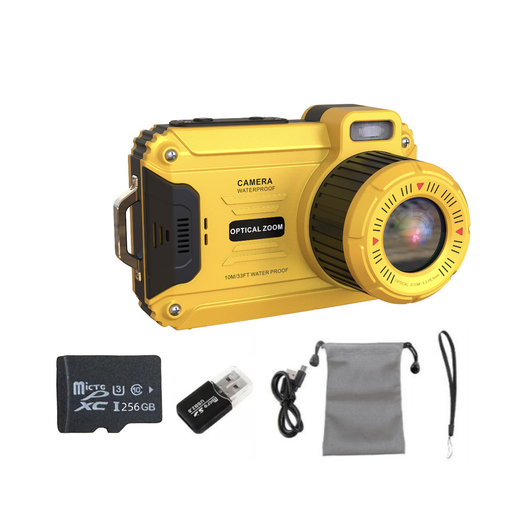 เวอร์ชันภาษาอังกฤษกันน้ํา 6X Optical Zoom Camera Full HD 4K 48MP16X Digital Zoom Camera