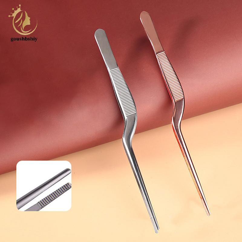 [GOY] หูจมูก Earpi Wax Removal Forceps มุม Clamp เครื่องมือจมูกโค้ง Earwax แหนบคลิป Eyelash Remover ทําความสะอาดแหนบ TH